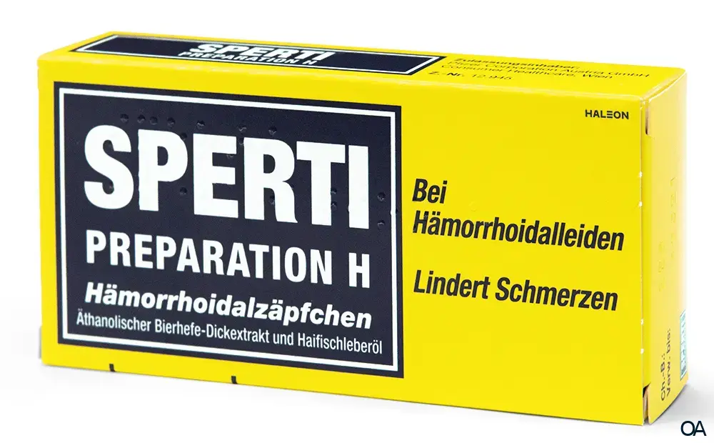 Sperti® Preparation H Hämorrhoidalzäpfchen Sperti® Preparation H Hämorrhoidalzäpfchen