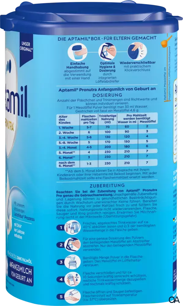 Aptamil Pre Pronutra Anfangsmilch-Pulver