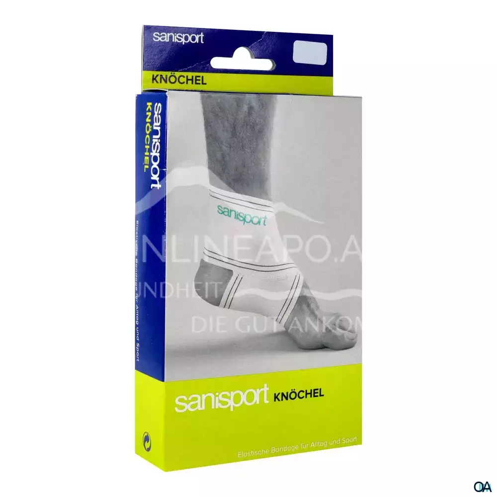 sanisport Knöchelbandage weiß - Größe Large sanisport Knöchelbandage weiß - Größe Large