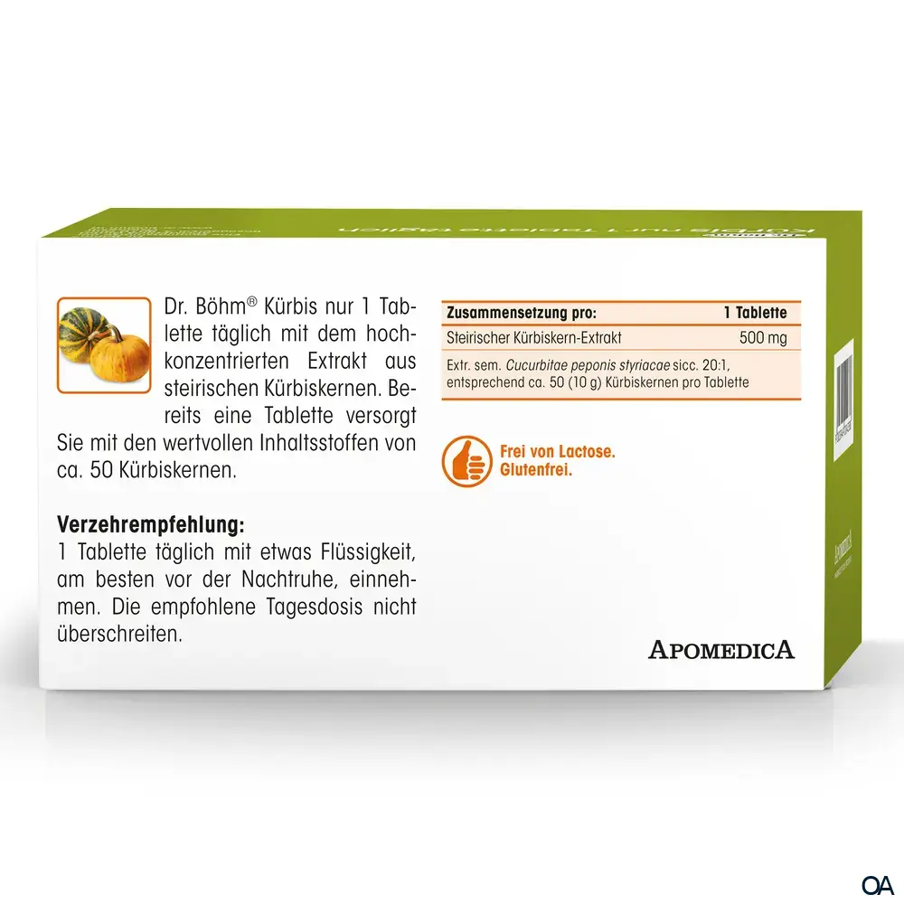 Dr. Böhm® Kürbis nur 1 x täglich Tabletten