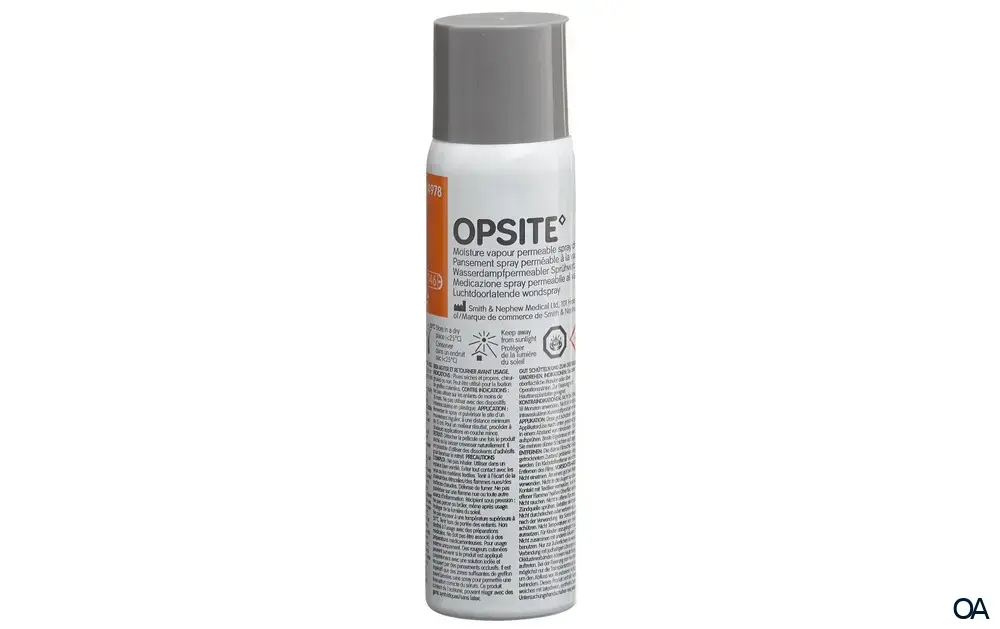 OPSITE Spray wasserdampfdurchlässiger Sprühverband 240 ml OPSITE Spray wasserdampfdurchlässiger Sprühverband 240 ml