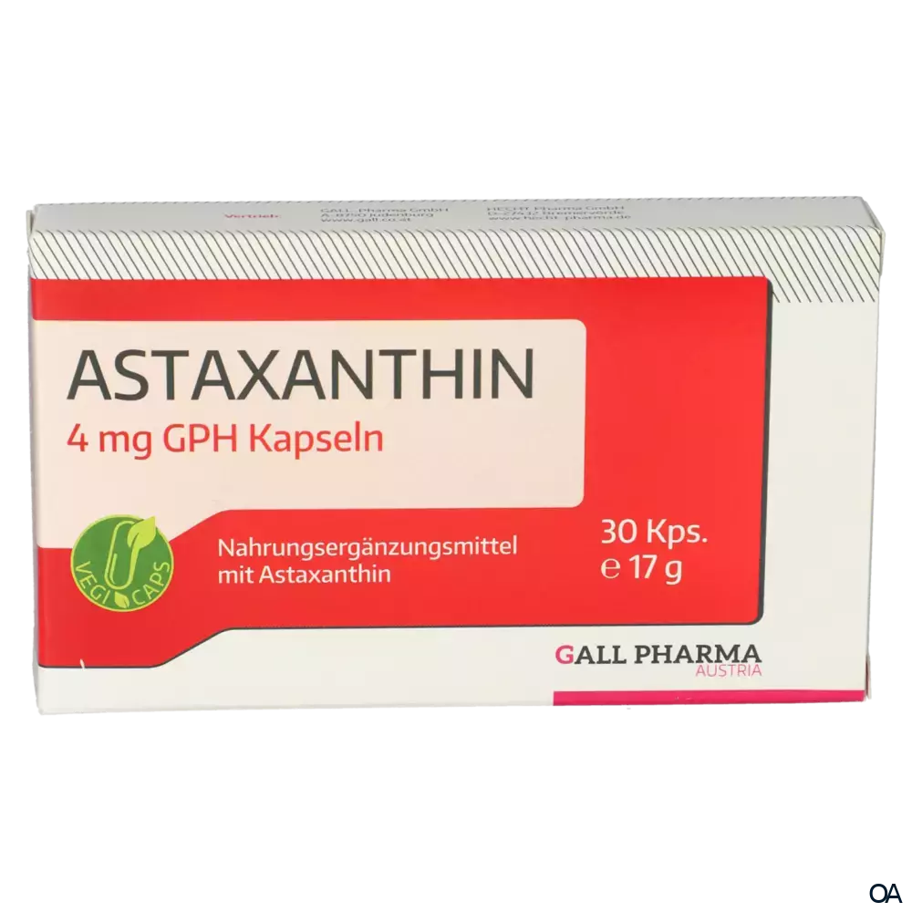 Gall Pharma Astaxanthin 4 mg Kapseln