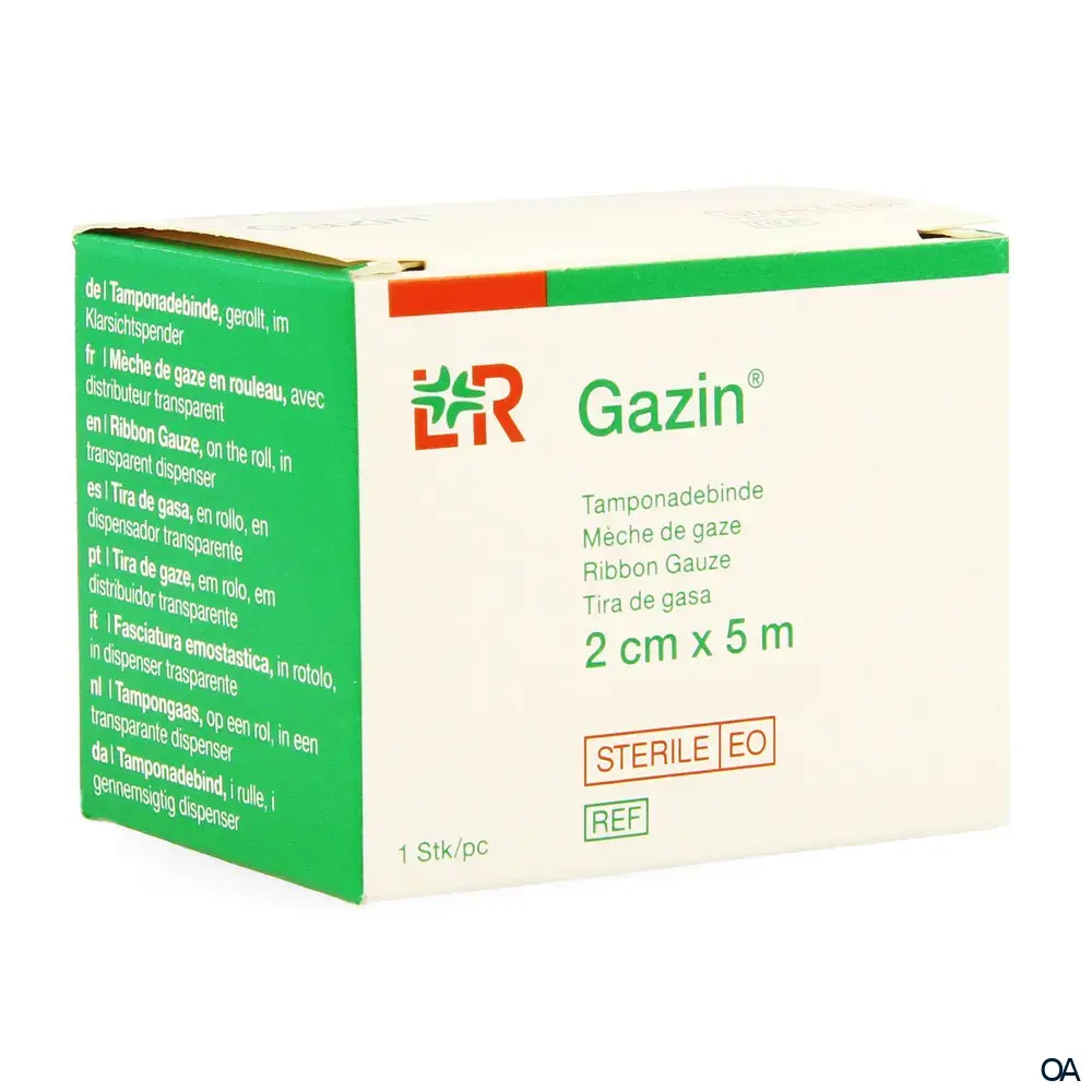 Gazin® Tamponadebinden steril, gerollt, 2 cm x 5 m