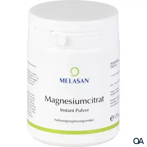 Melasan Magnesiumcitrat Instant Pulver Melasan Magnesiumcitrat Instant Pulver