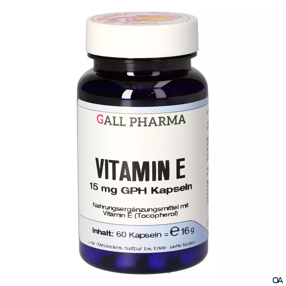 Gall Pharma Vitamin E 15 mg Kapseln