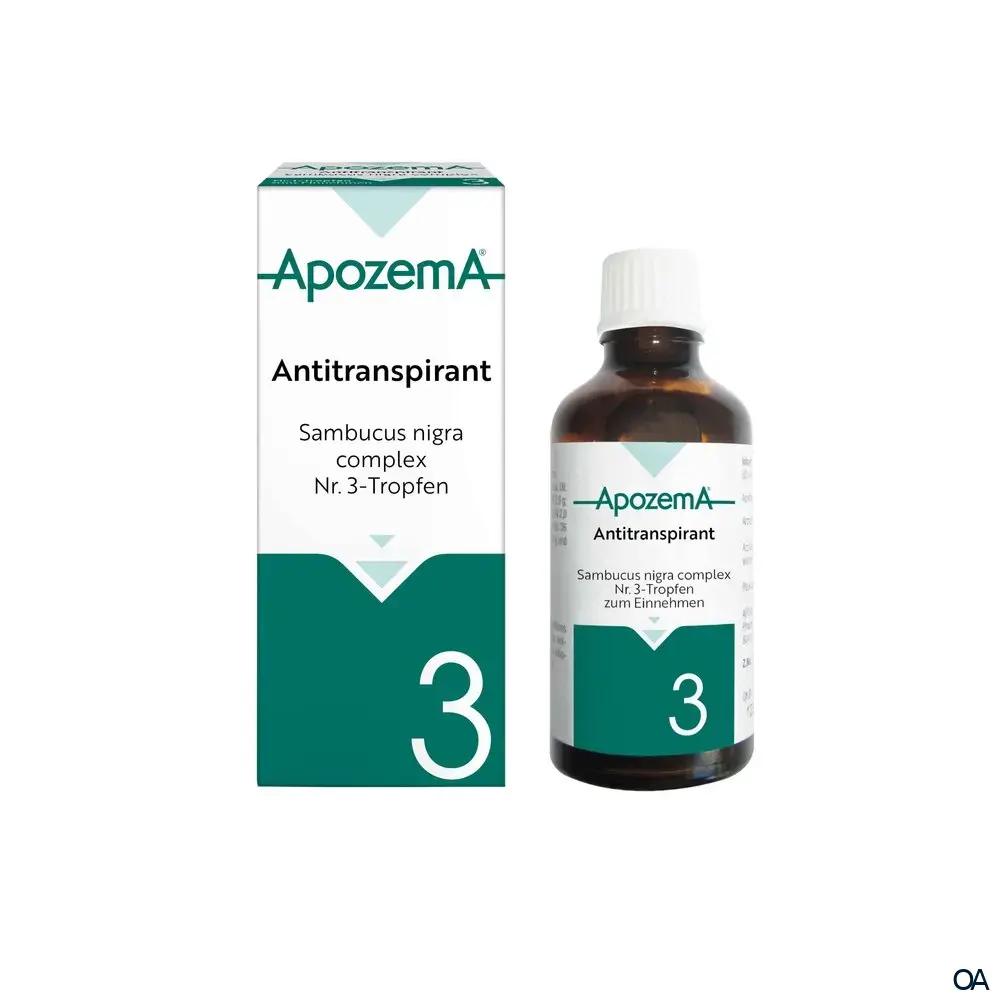 Apozema® Antitranspirant Sambucus nigra complex Nr. 3 Tropfen zum Einnehmen