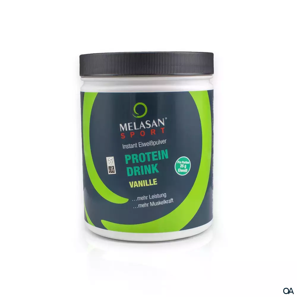 Melasan Sport Protein Drink Pulver Vanille Melasan Sport Protein Drink Pulver Vanille