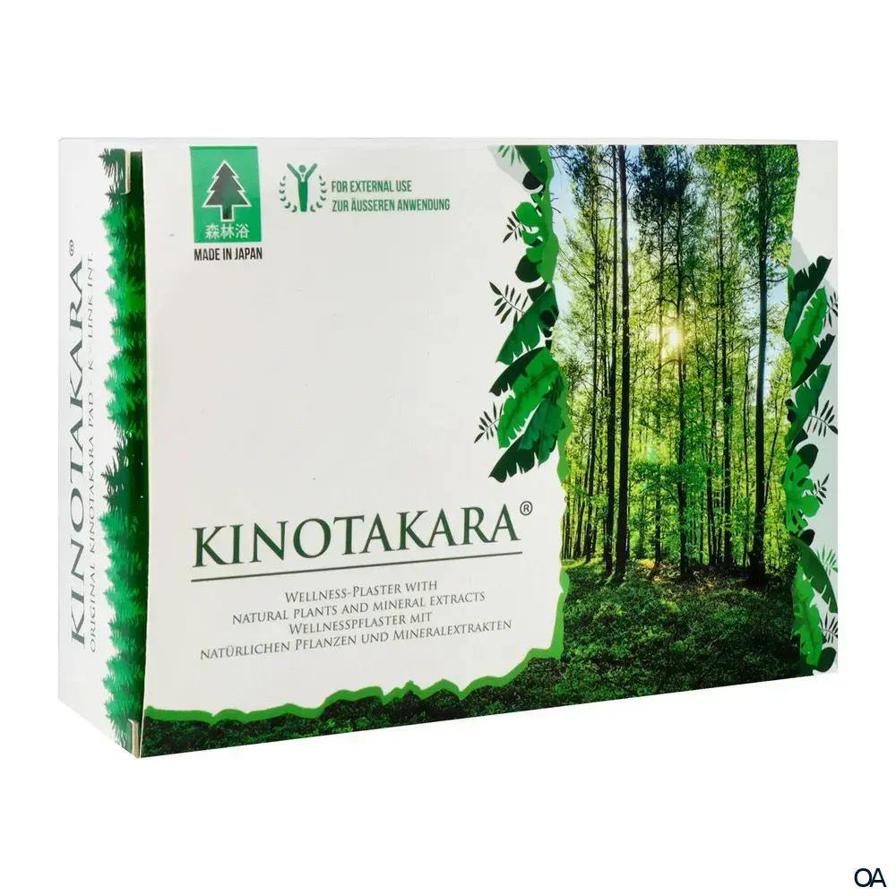 Kinotakara® Wellnesspflaster mit natürlichen Pflanzen- & Mineralextrakten