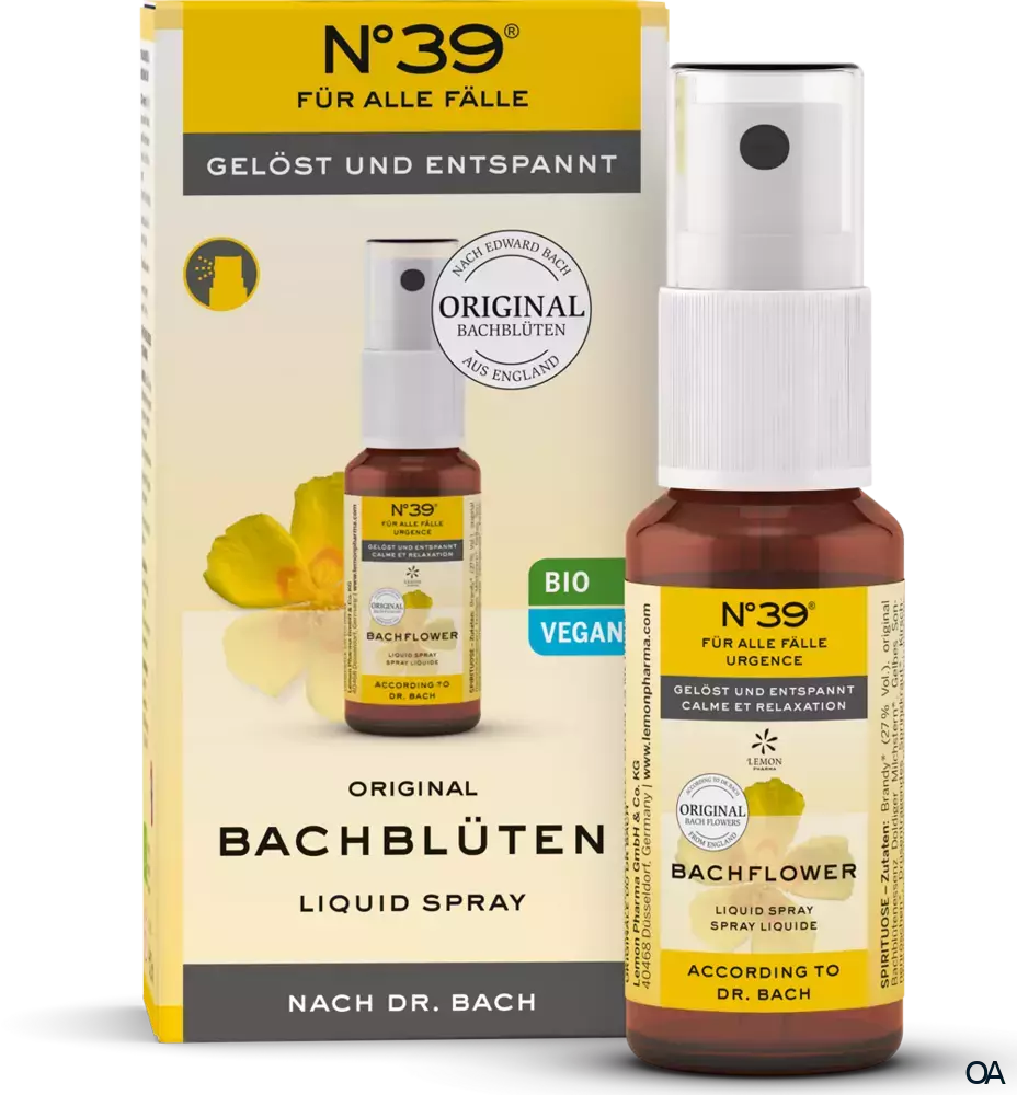 Lemon Pharma N°39 Bachblüten Liquid Spray Lemon Pharma N°39 Bachblüten Liquid Spray