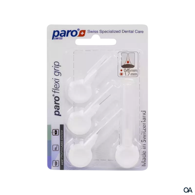 paro® flexi grip, xxxx-fein, weiß, zylindrisch, ø 1.7 mm Interdentalbürsten
