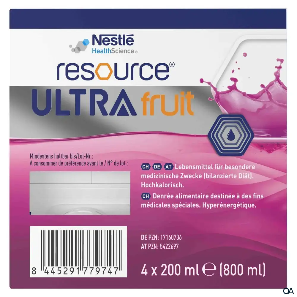 Resource® ULTRA fruit Waldbeer Trinknahrung 200 ml