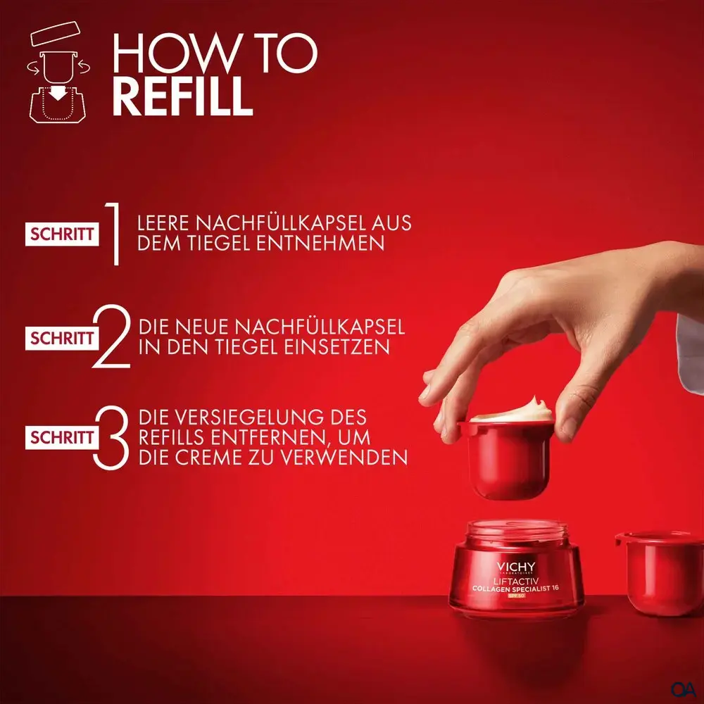 Vichy Liftactiv Collagen Specialist 16 LSF 50 Creme - Nachfüllung