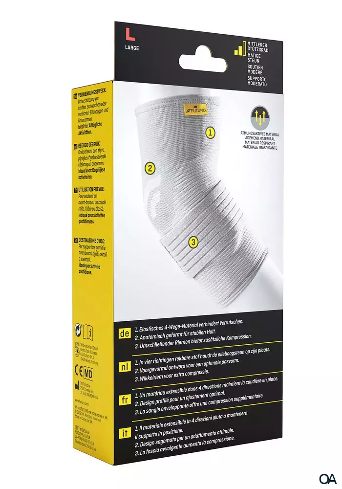 3M FUTURO™ Ellenbogen-Bandage 47863, L (27.9 - 30.5 cm) 3M FUTURO™ Ellenbogen-Bandage 47863, L (27.9 - 30.5 cm)