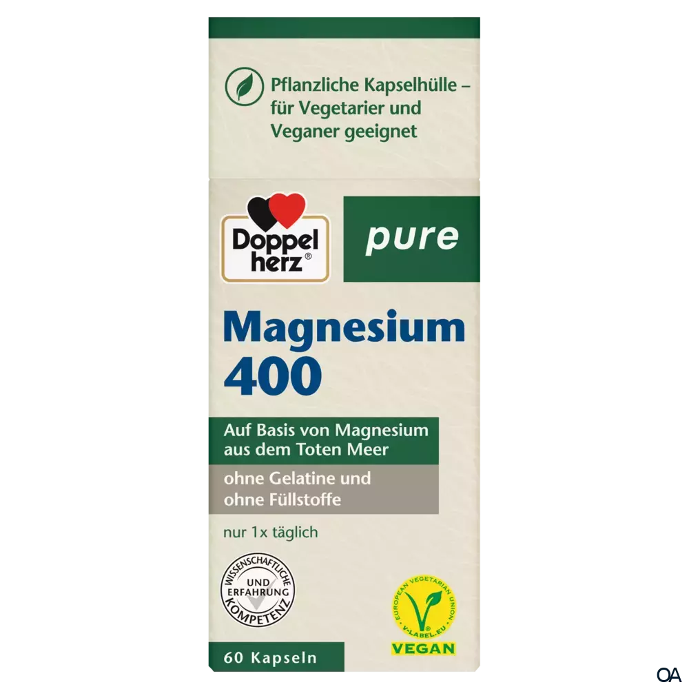 Doppelherz pure Magnesium 400 Kapseln