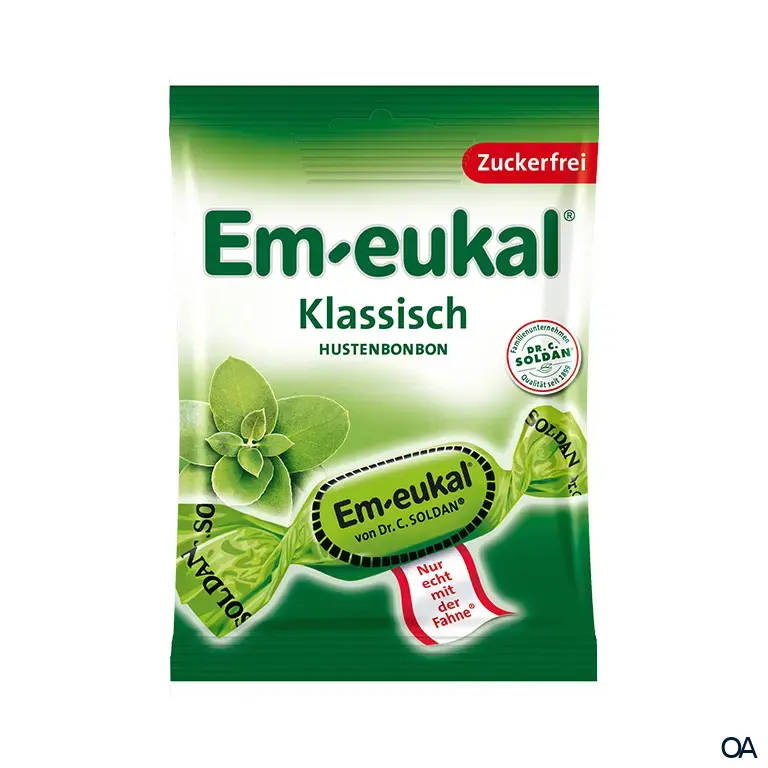 Em-eukal Klassisch Hustenbonbons, zuckerfrei