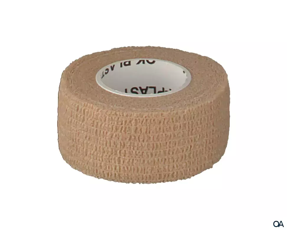 OK-Plast Pflaster + Fingerverband 4,5 m x 2,5 cm Natur Rolle