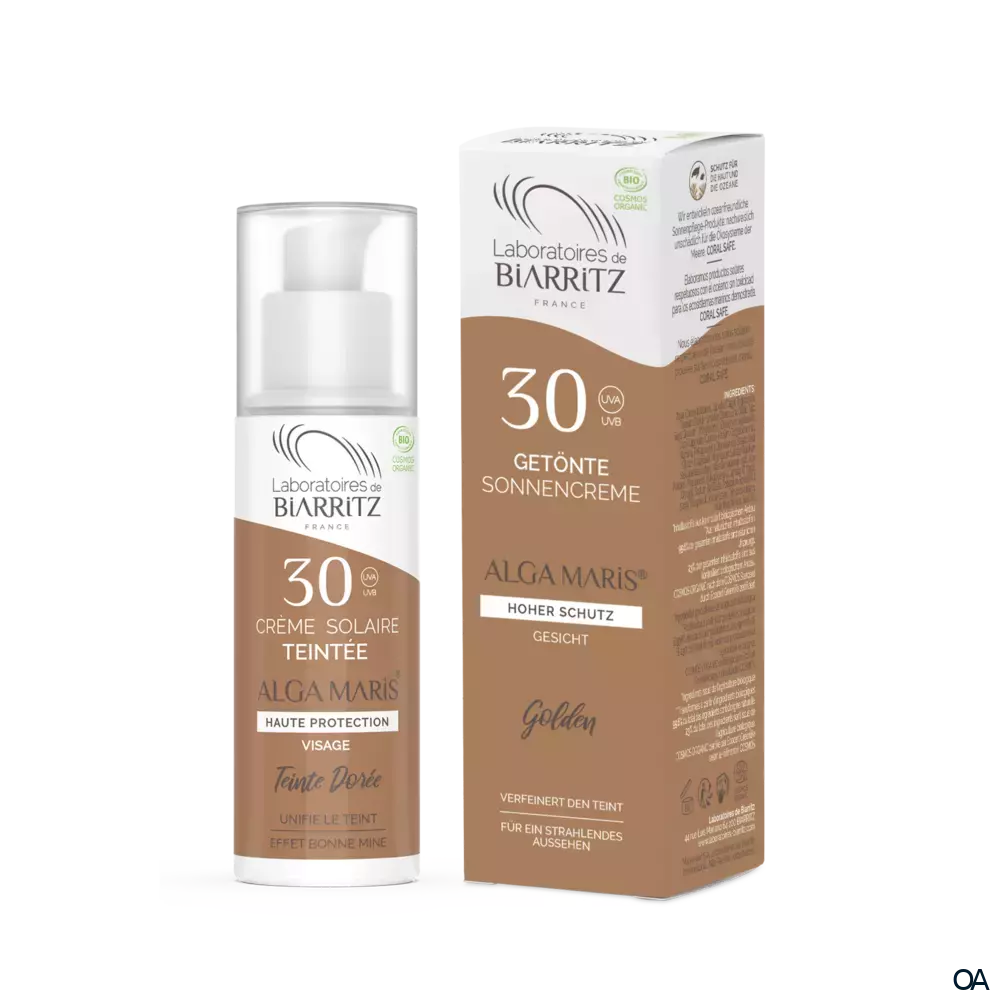 Alga Maris Sonnencreme Gesicht getönt LSF30 Bio LDB Alga Maris Sonnencreme Gesicht getönt LSF30 Bio LDB