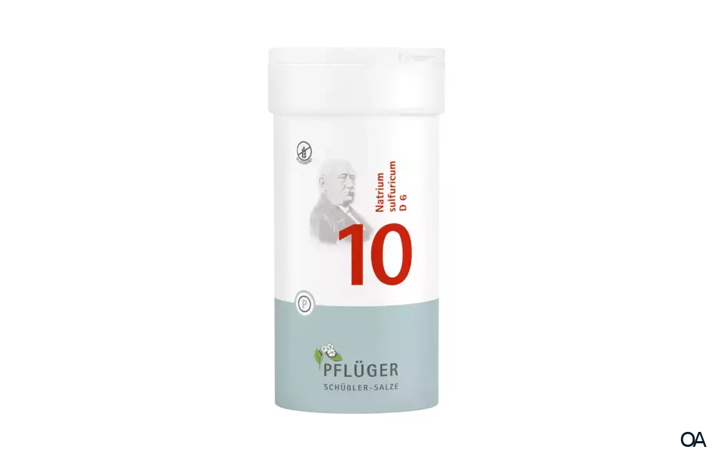 BIOCHEMIE PFLÜGER® Nr. 10 Natrium sulfuricum D 6 Tabletten BIOCHEMIE PFLÜGER® Nr. 10 Natrium sulfuricum D 6 Tabletten