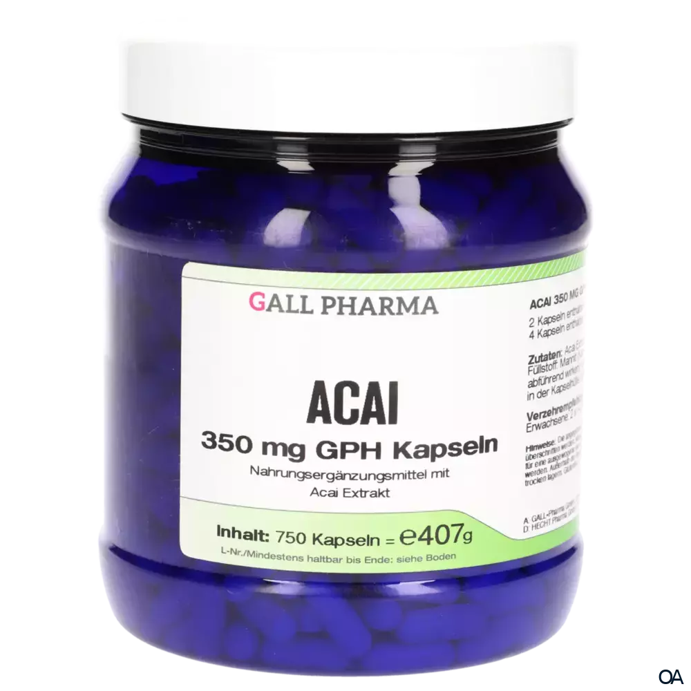 Gall Pharma Acai 350 mg Kapseln