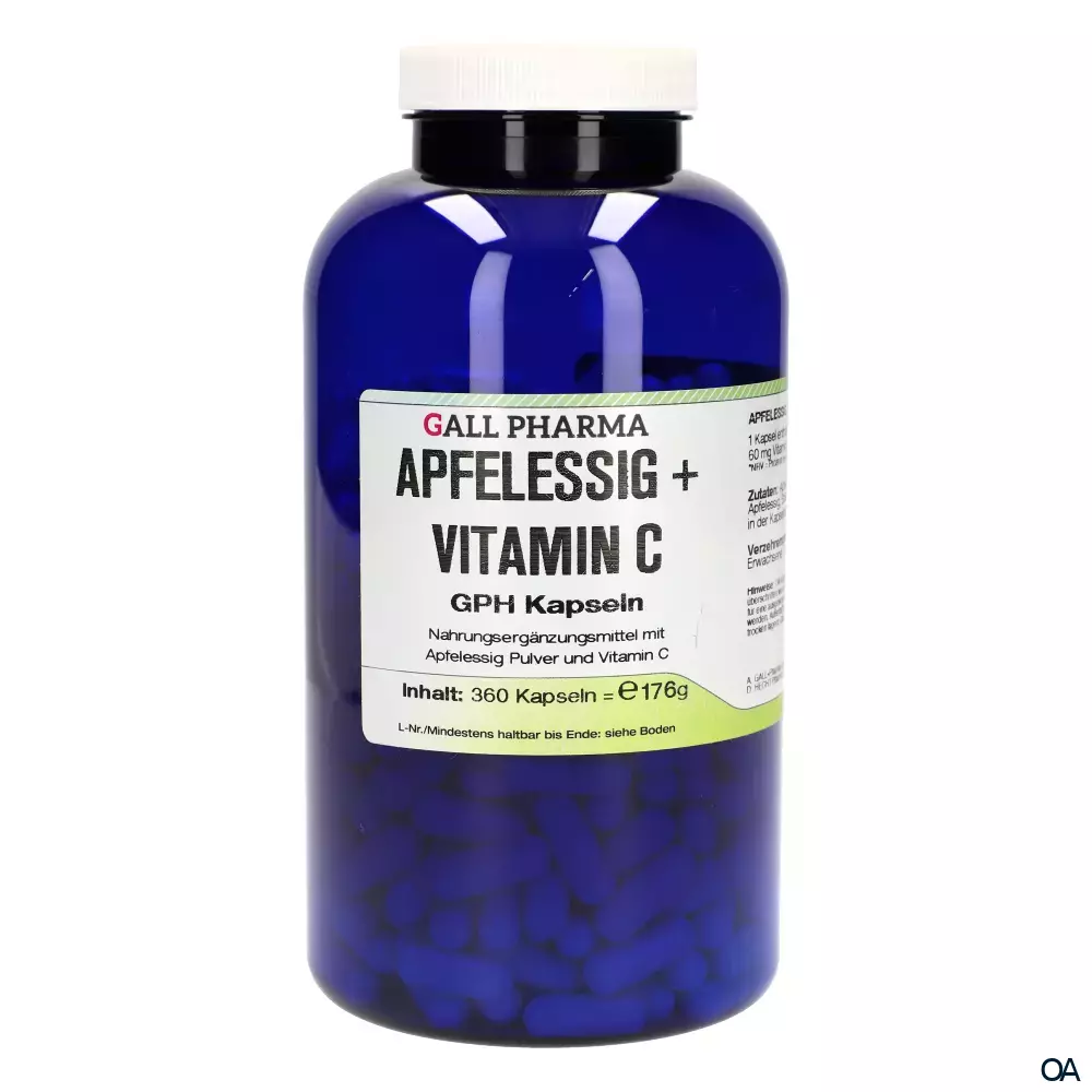 Gall Pharma Apfelessig + Vitamin C Kapseln Gall Pharma Apfelessig + Vitamin C Kapseln
