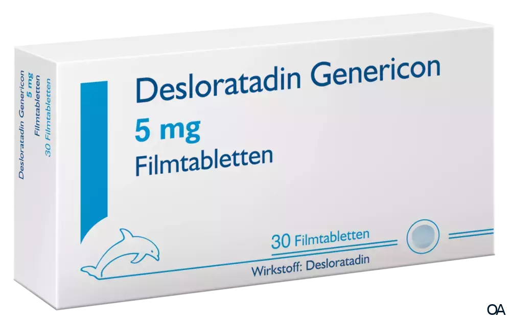 Desloratadin Genericon® 5 mg Filmtabletten