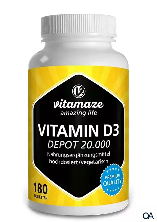 Vitamaze Vitamin D3 20000 IE Depot Tabletten Vitamaze Vitamin D3 20000 IE Depot Tabletten