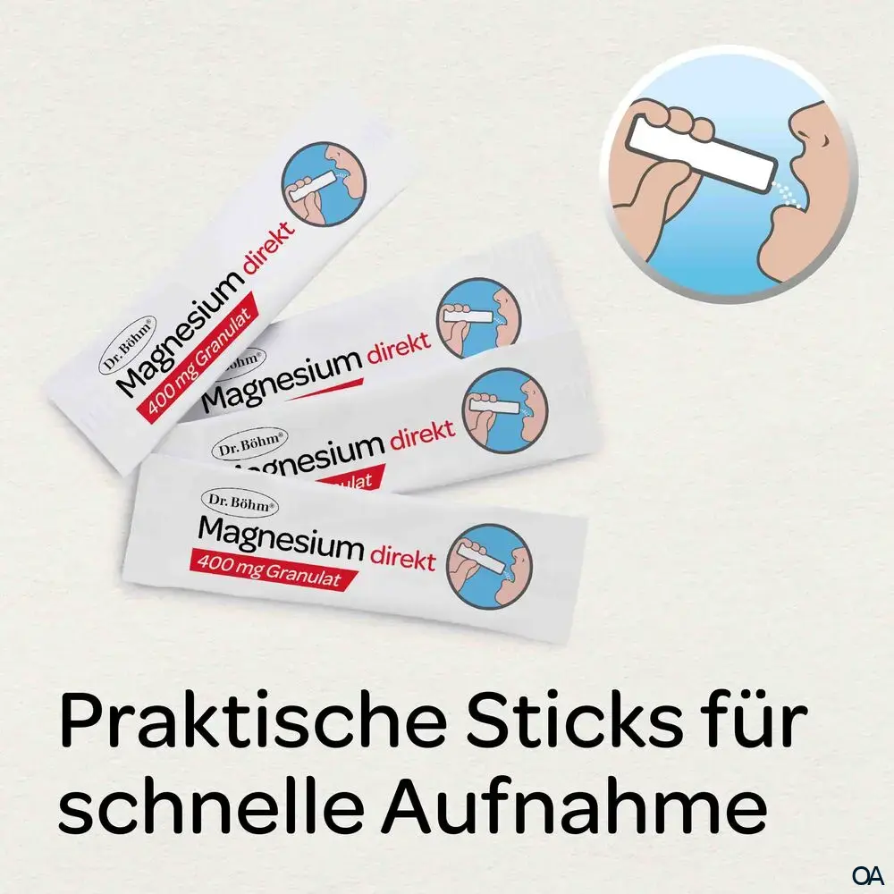 Dr. Böhm® Magnesium direkt 400 mg Granulat Sticks
