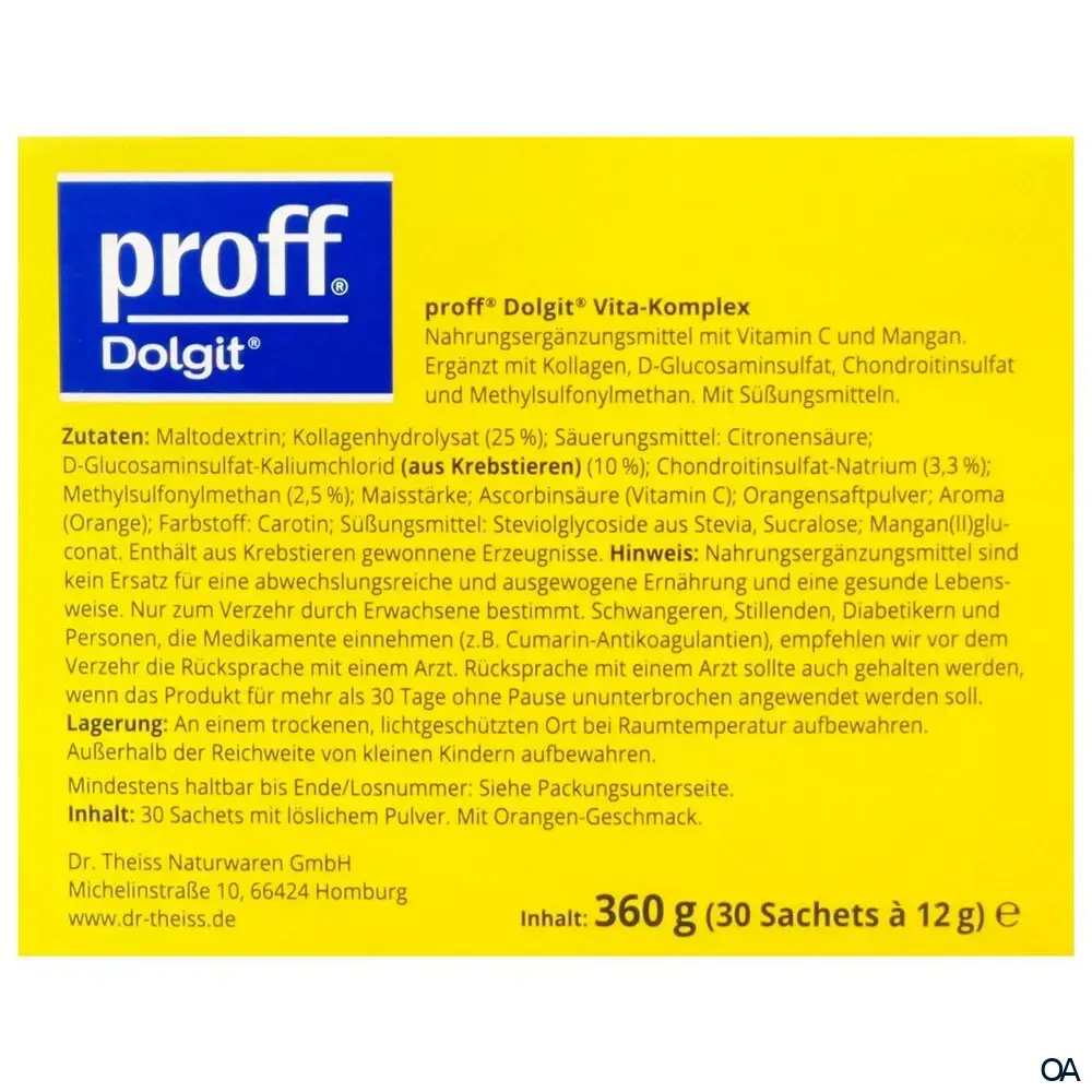 proff® Dolgit® Vita-Komplex Pulver Sachets 12 g
