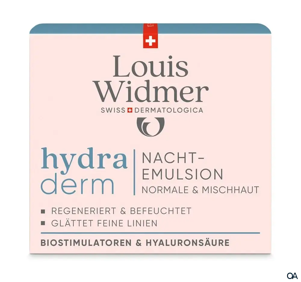 Louis Widmer hydraderm Nachtemulsion - leicht parfümiert