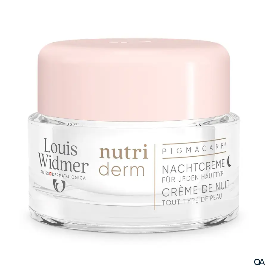 Louis Widmer nutriderm Pigmacare® Nachtcreme - leicht parfümiert