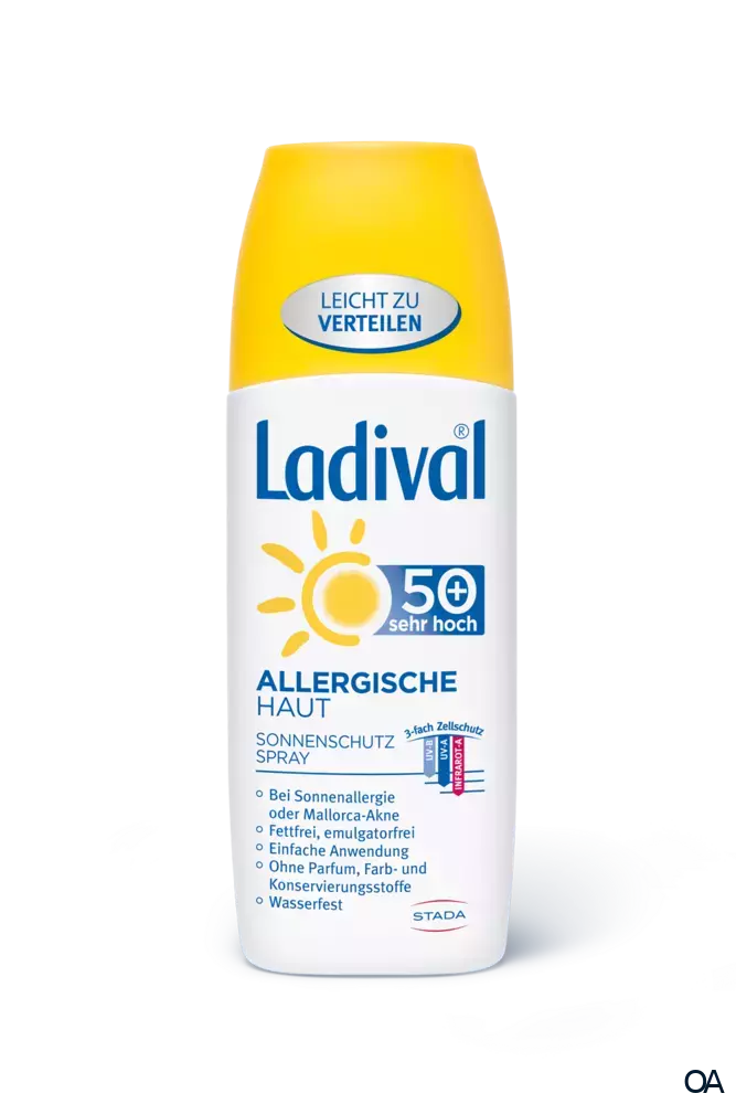 LADIVAL® Allergische Haut Sonnenschutz Spray LSF 50+ LADIVAL® Allergische Haut Sonnenschutz Spray LSF 50+