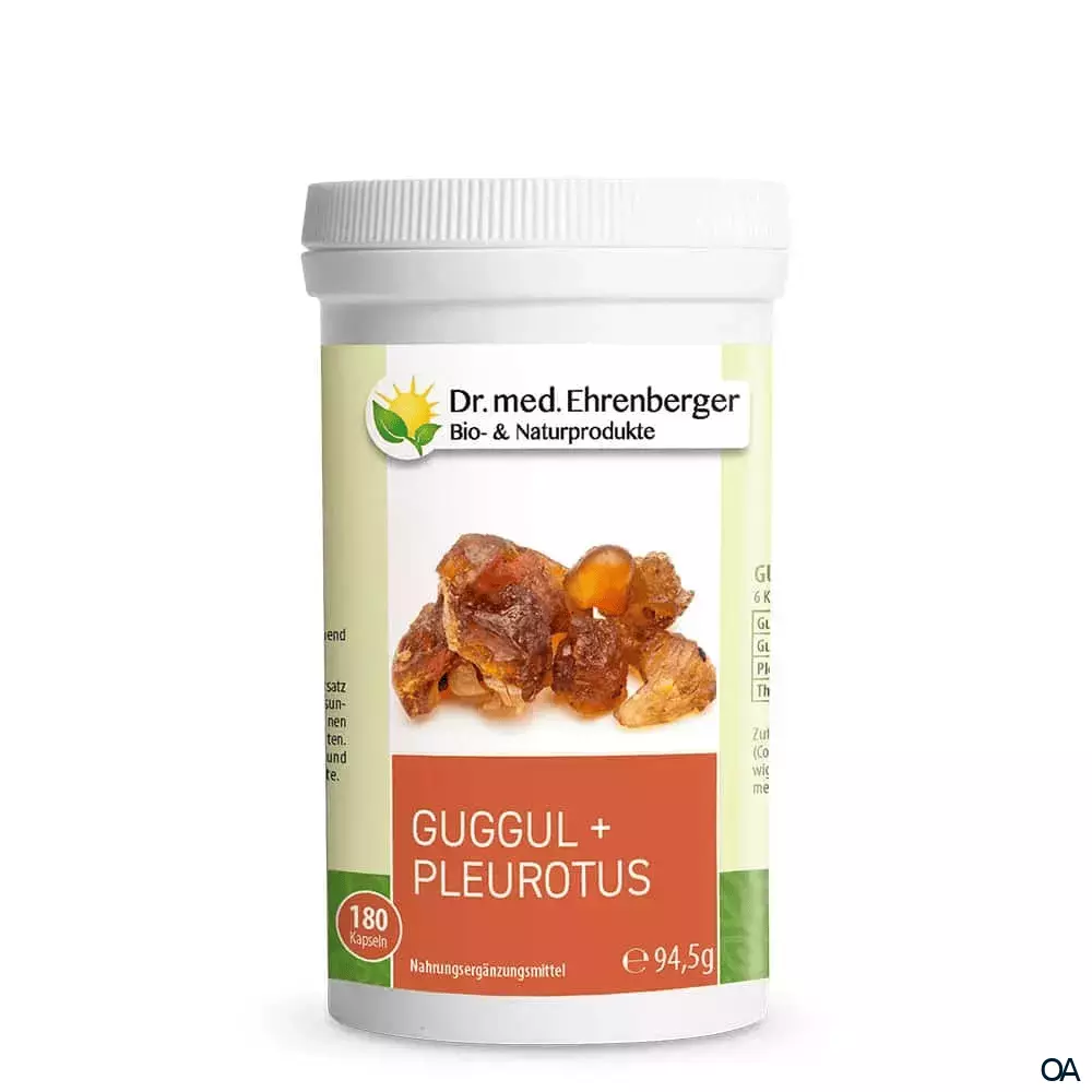Dr. Ehrenberger Guggul + Pleurotus Kapseln Dr. Ehrenberger Guggul + Pleurotus Kapseln