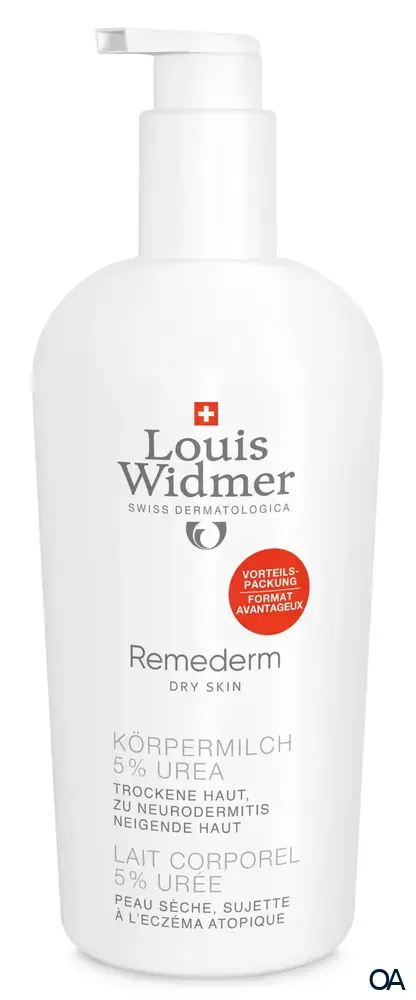 Louis Widmer Remederm Dry Skin Körpermilch 5 % Urea - leicht parfümiert