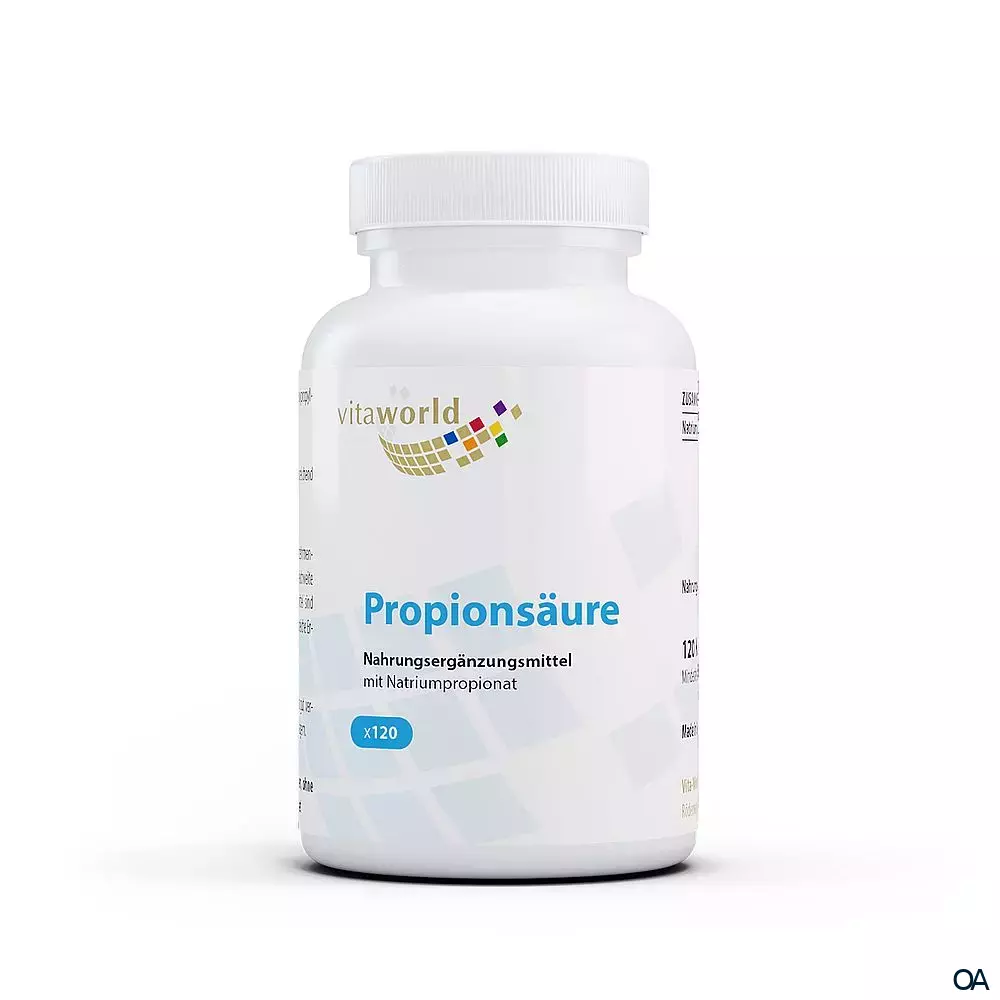 Vitaworld Propionsäure 500 mg Kapseln Vitaworld Propionsäure 500 mg Kapseln