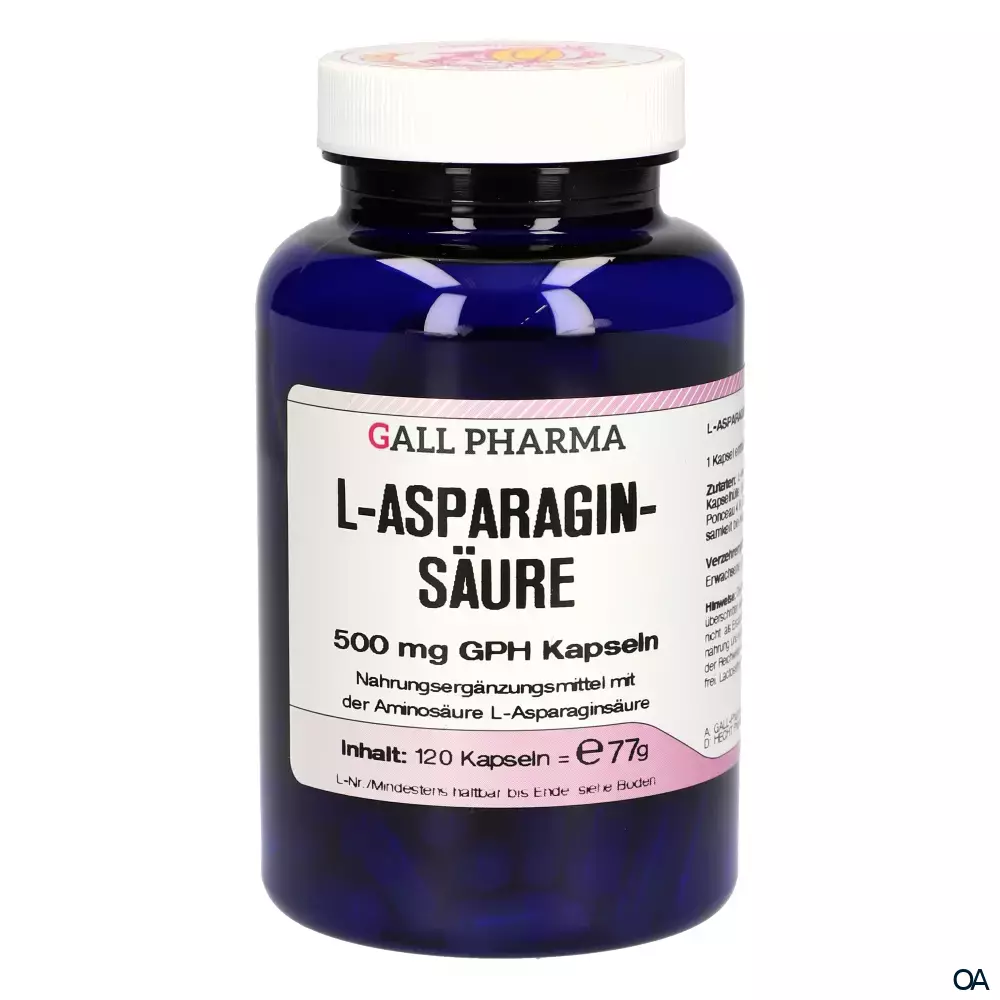 Gall Pharma L-Asparaginsäure 500 mg Kapseln Gall Pharma L-Asparaginsäure 500 mg Kapseln