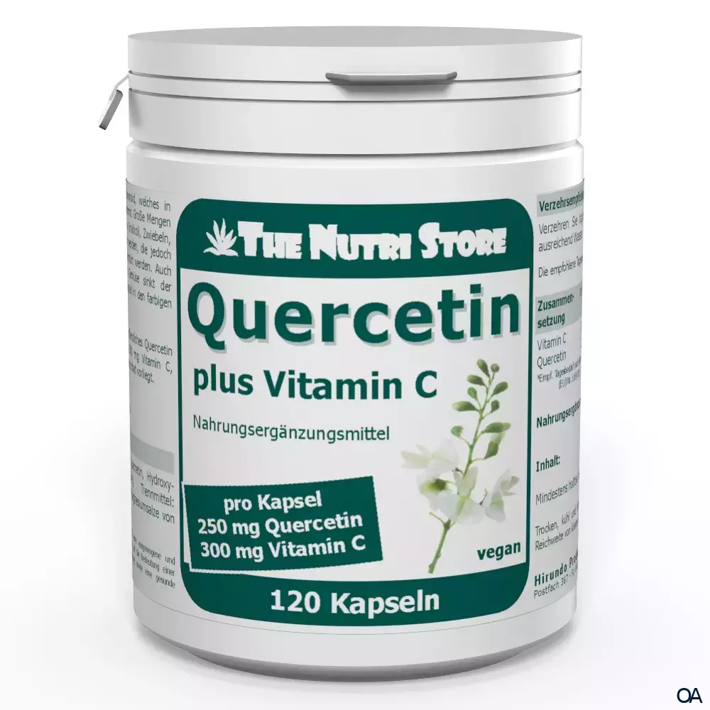 The Nutri Store Quercetin plus Vitamin C Kapseln The Nutri Store Quercetin plus Vitamin C Kapseln