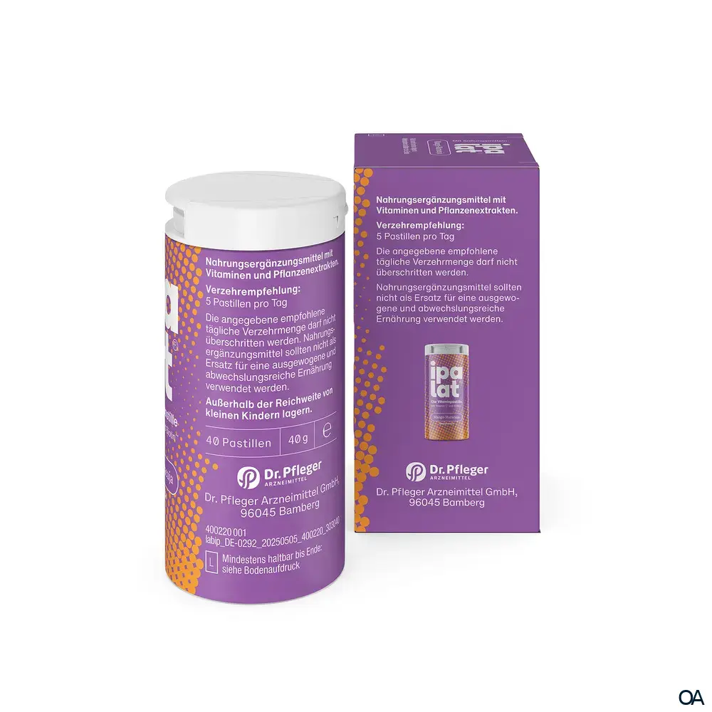ipalat® Die Vitaminpastille Mango-Maracuja