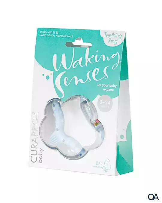Curaprox Baby Beissring Blau Curaprox Baby Beissring Blau