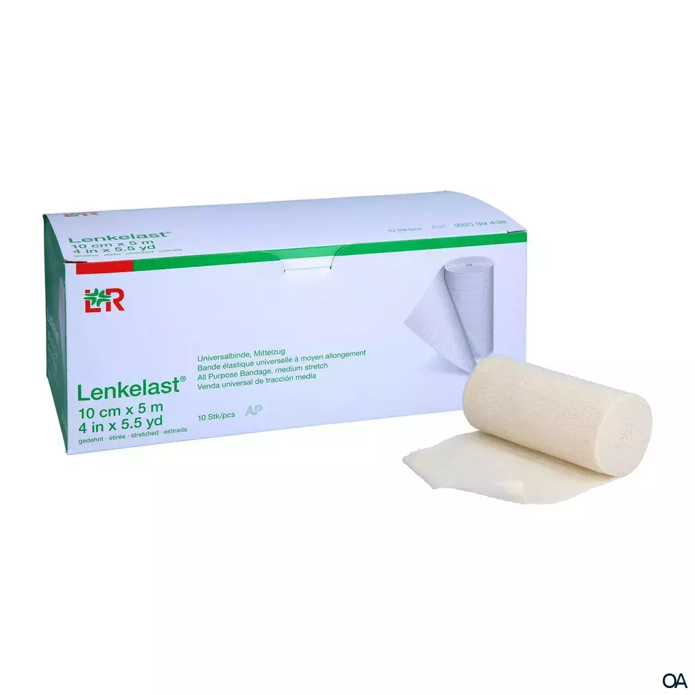 Lenkelast® Mittelzügige Universalbinde 10 cm x 5 m
