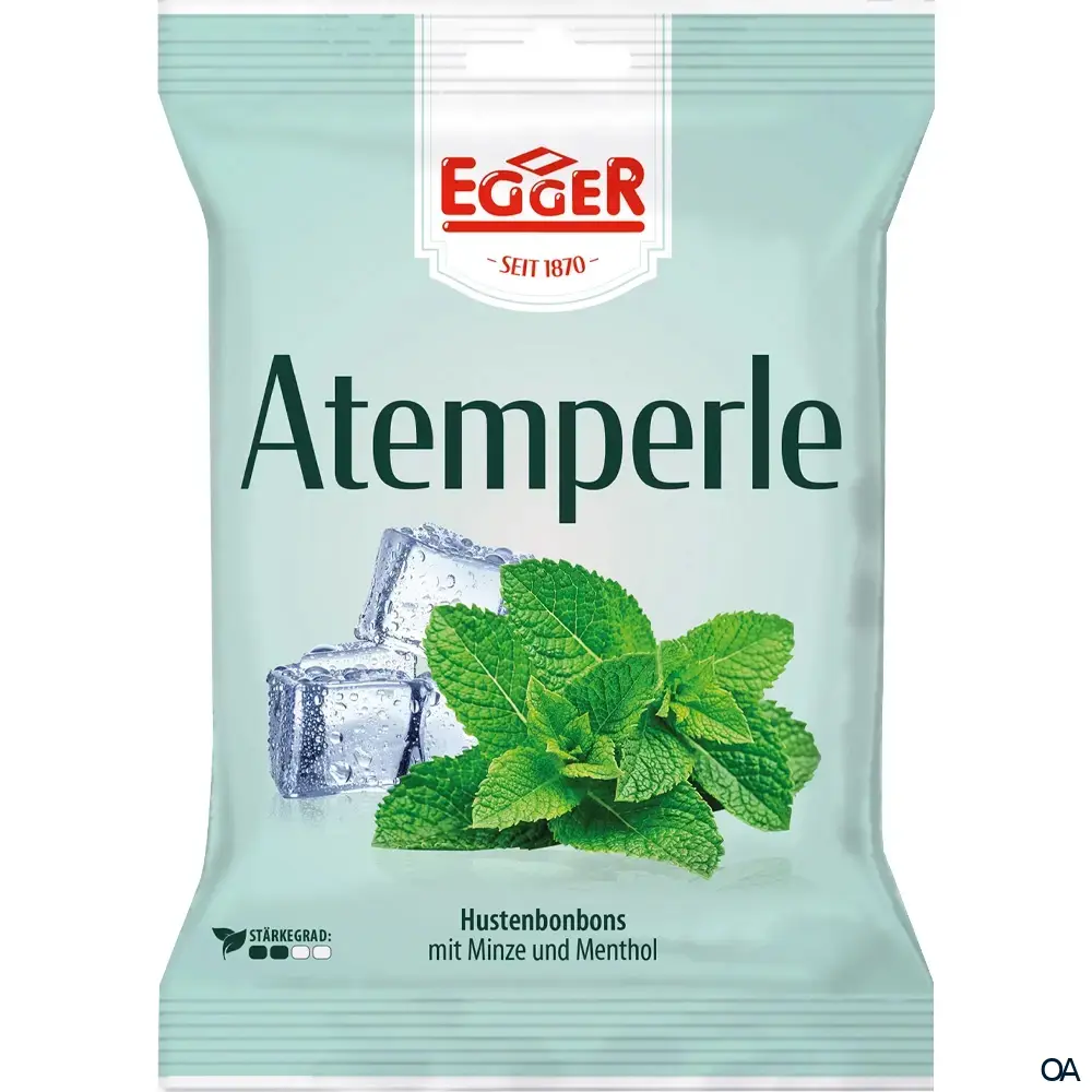 Egger Atemperle Hustenbonbons mit Minze und Menthol
