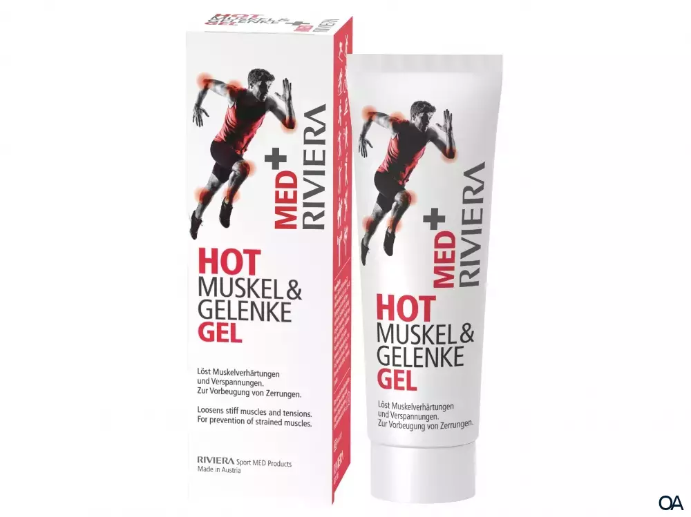 Riviera MED+ HOT Muskel & Gelenke Gel Riviera MED+ HOT Muskel & Gelenke Gel