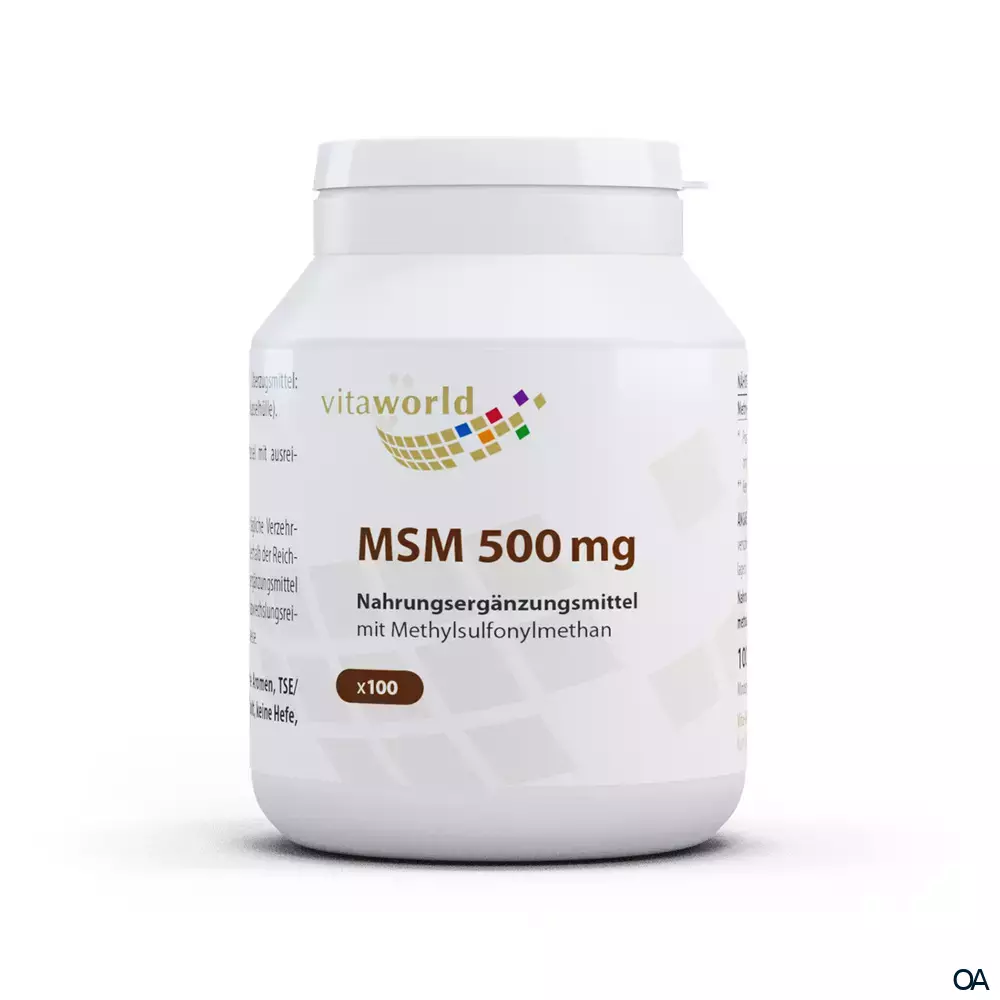 Vitaworld MSM 500 mg Kapseln Vitaworld MSM 500 mg Kapseln