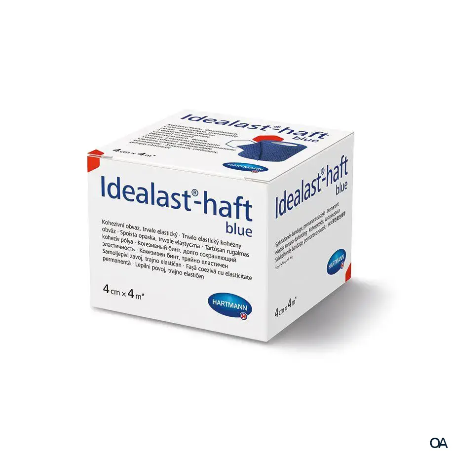 Idealast®-haft Color Idealbinde Blau 6 cm x 4 m