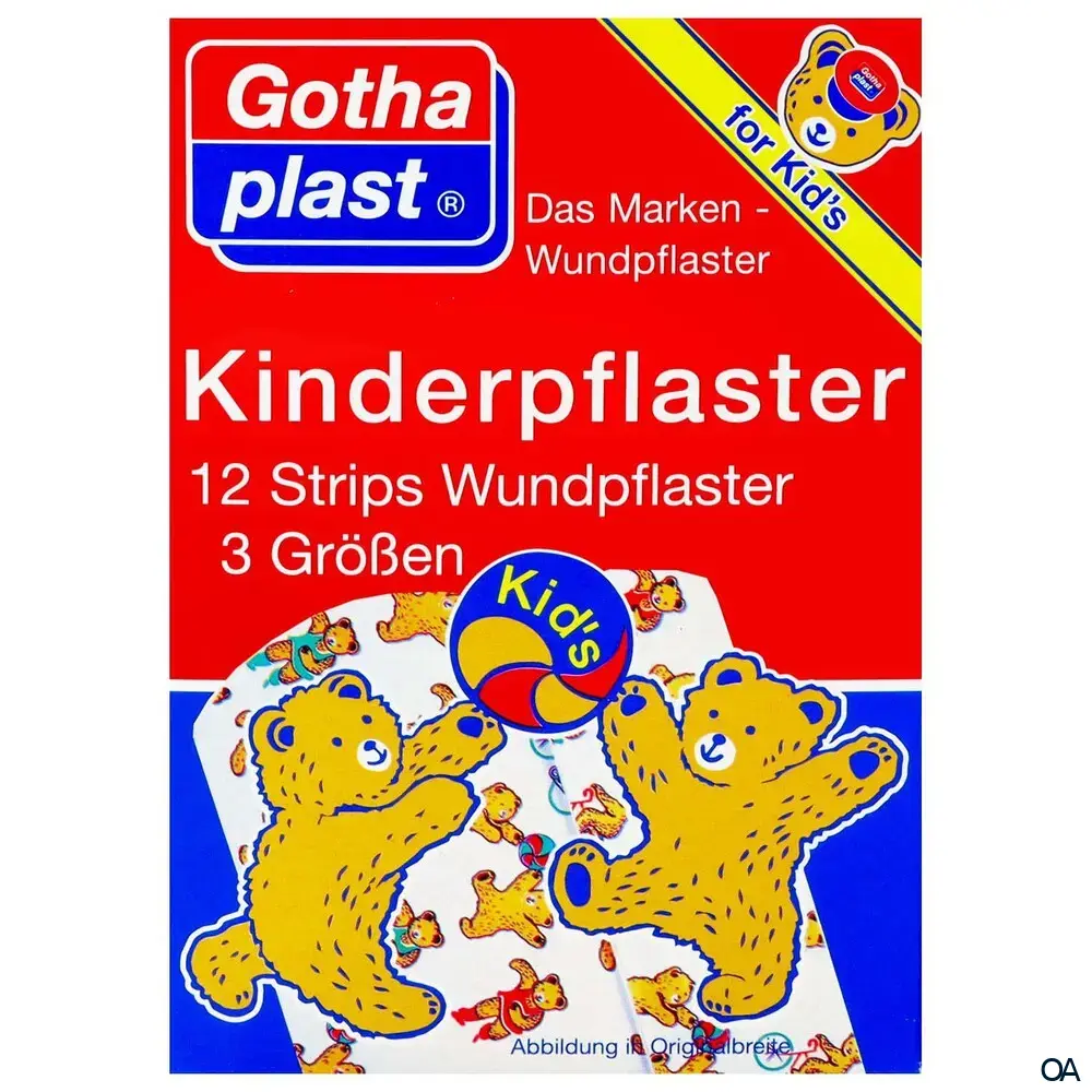 Gothaplast® Kinderpflaster-Bärchen - 3 Größen