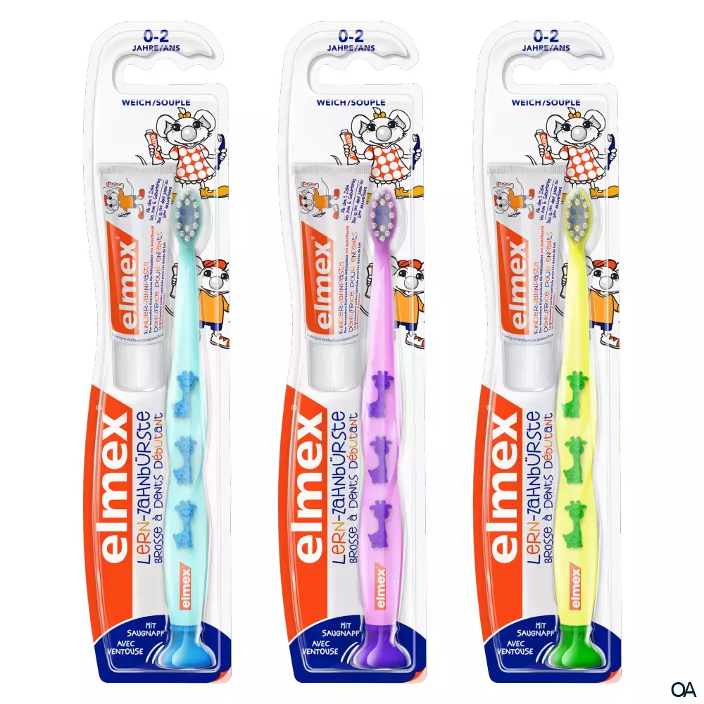 elmex® Lern-Zahnbürste inkl. 12ml Kinder-Zahnpasta elmex® Lern-Zahnbürste inkl. 12ml Kinder-Zahnpasta