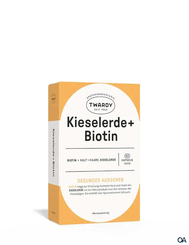 Twardy Kieselerde + Biotin-Kapseln