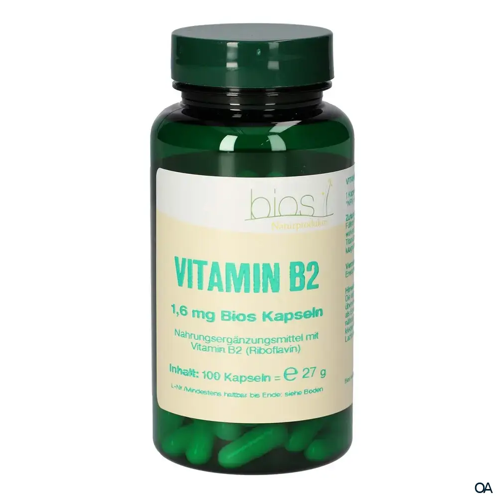 Bios Vitamin B2 1,6 mg Kapseln Bios Vitamin B2 1,6 mg Kapseln