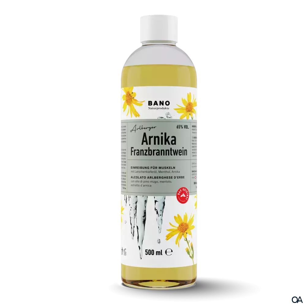 BANO Arlberger Arnika Franzbranntwein BANO Arlberger Arnika Franzbranntwein