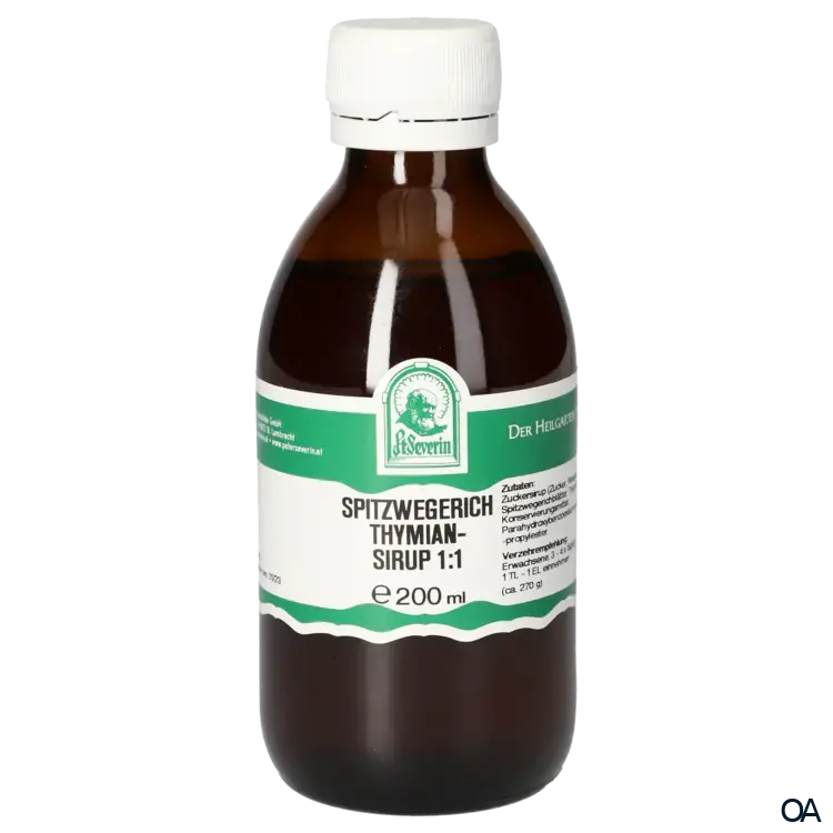 Pater Severin Spitzwegerich - Thymian 1:1 Sirup