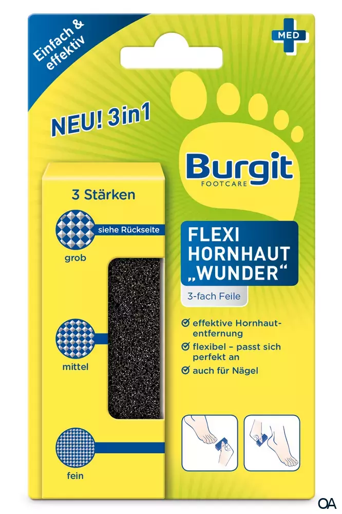 Burgit Footcare Flexi Hornhaut „Wunder“ Burgit Footcare Flexi Hornhaut „Wunder“